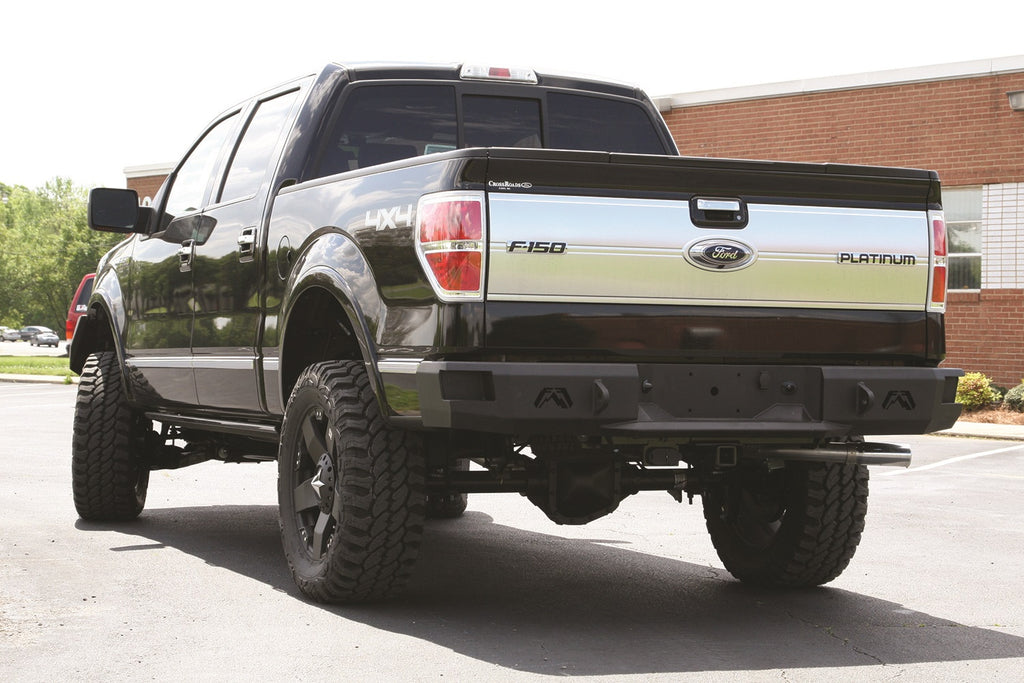 Fab Fours FF09-W1750-1 Heavy Duty Rear Bumper for Select Ford F-150