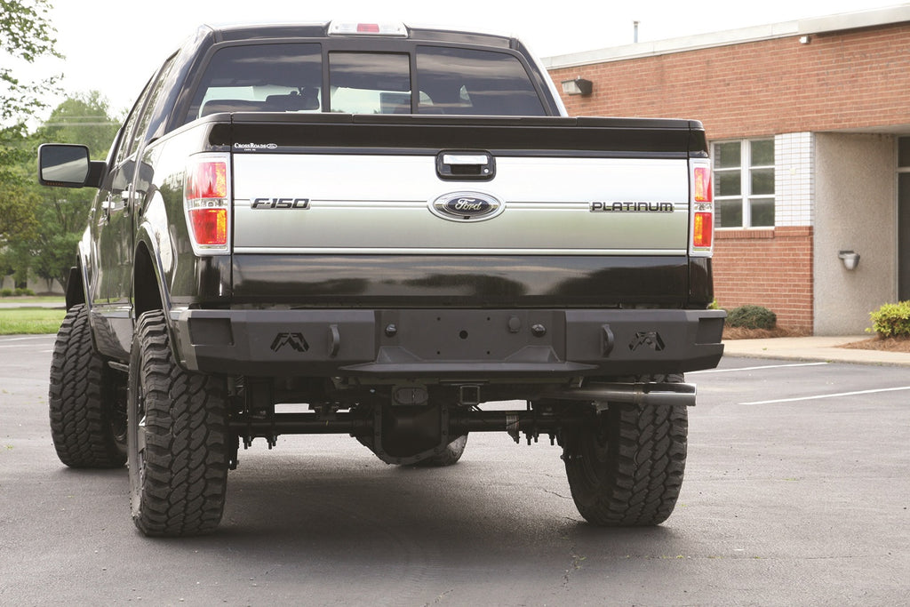 Fab Fours FF09-W1750-1 Heavy Duty Rear Bumper for Select Ford F-150