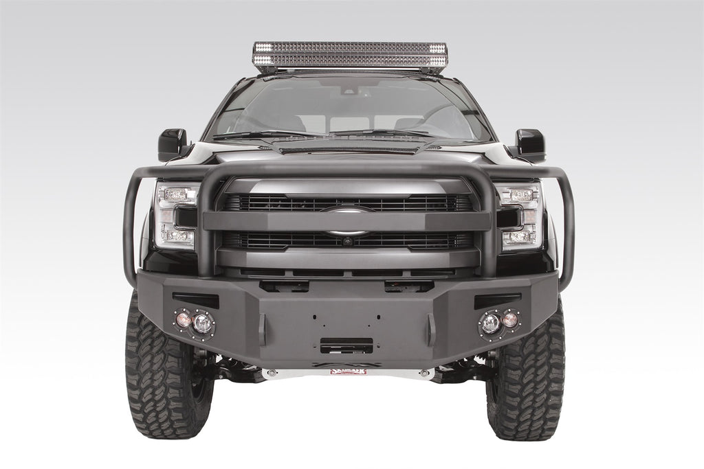 Fab Fours FF15-H3250-1 Premium Heavy Duty Winch Front Bumper for Select Ford F-150