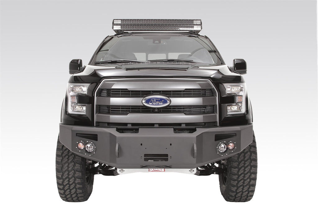 Fab Fours FF15-H3251-1 Premium Heavy Duty Winch Front Bumper for Select Ford F-150
