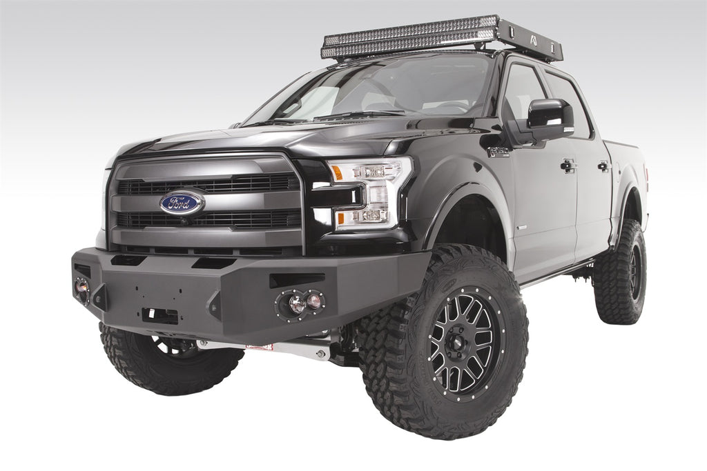 Fab Fours FF15-H3251-1 Premium Heavy Duty Winch Front Bumper for Select Ford F-150