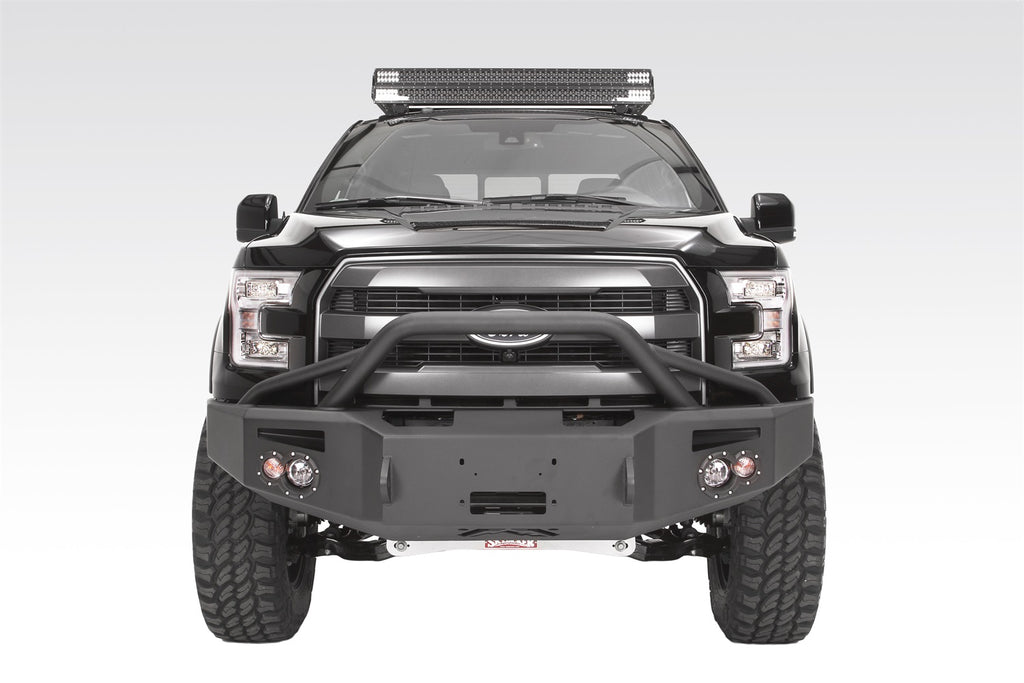 Fab Fours FF15-H3252-1 Premium Heavy Duty Winch Front Bumper for Select Ford F-150