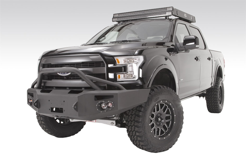 Fab Fours FF15-H3252-1 Premium Heavy Duty Winch Front Bumper for Select Ford F-150