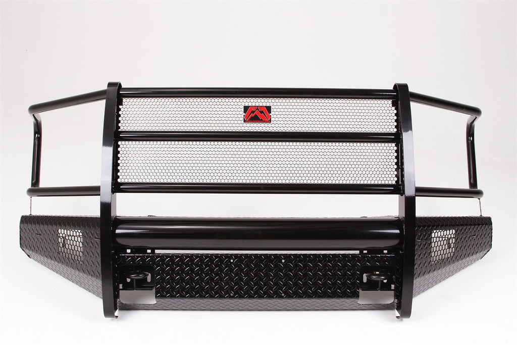 Fab Fours FF15-K3250-1 Black Steel Front Bumper for Select Ford F-150