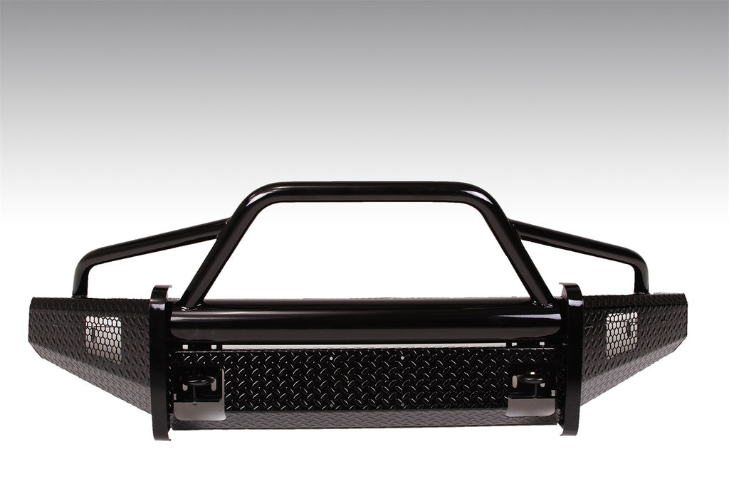 Fab Fours FF15-K3252-1 Black Steel Front Bumper for Select Ford F-150