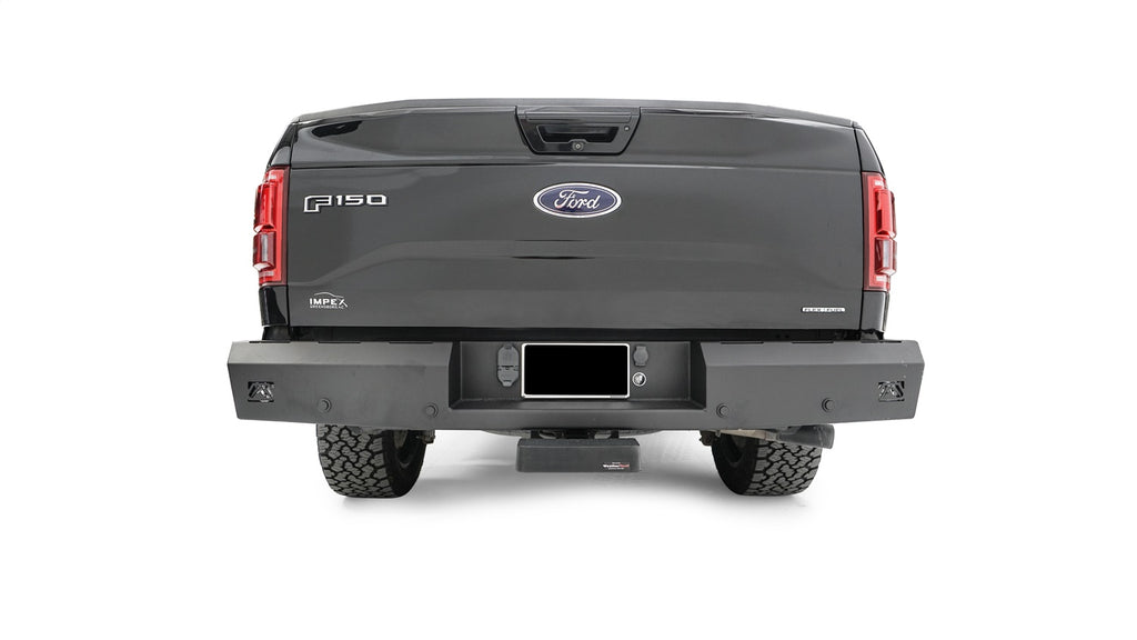 Fab Fours FF15-RT3250-1 Red Steel Rear Bumper for Select Ford F-150