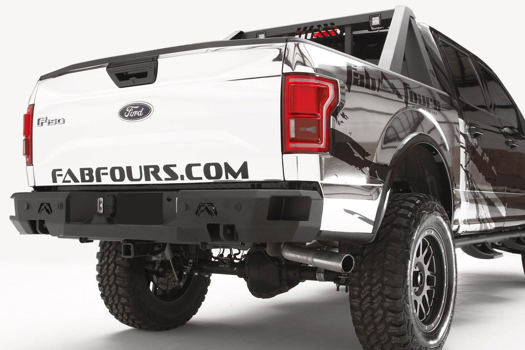 Fab Fours FF15-W3251-B Premium Rear Bumper for Select Ford F-150