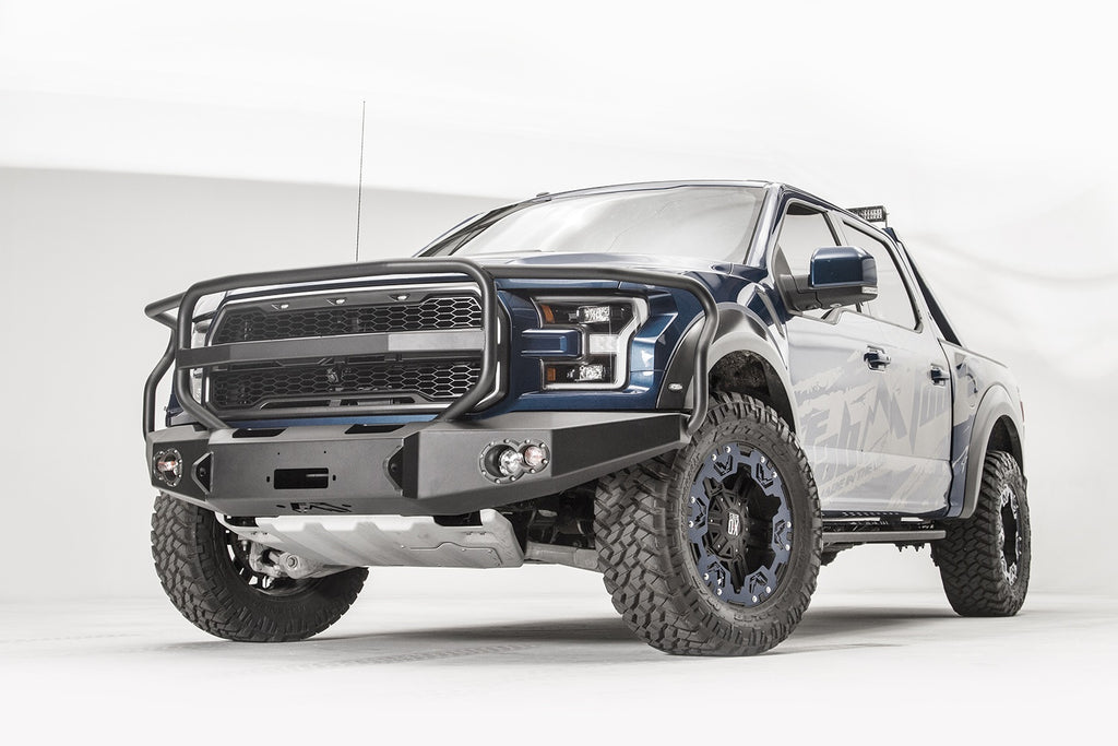 Fab Fours FF17-H4350-B Premium Winch Front Bumper for Select Ford F-150