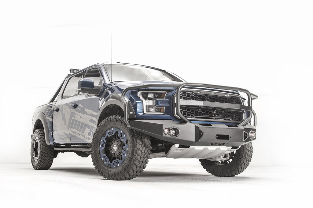Fab Fours FF17-H4350-1 Premium Winch Front Bumper for Select Ford F-150