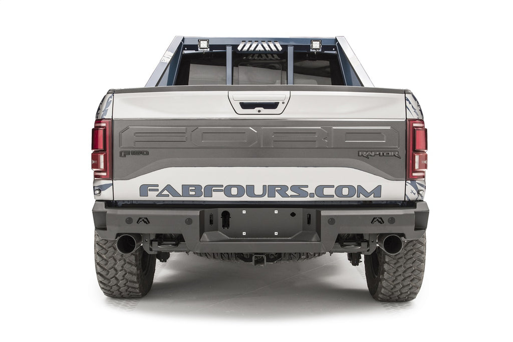 Fab Fours FF17-W4351-B Premium Rear Sensor Bumper for Select Ford F-150