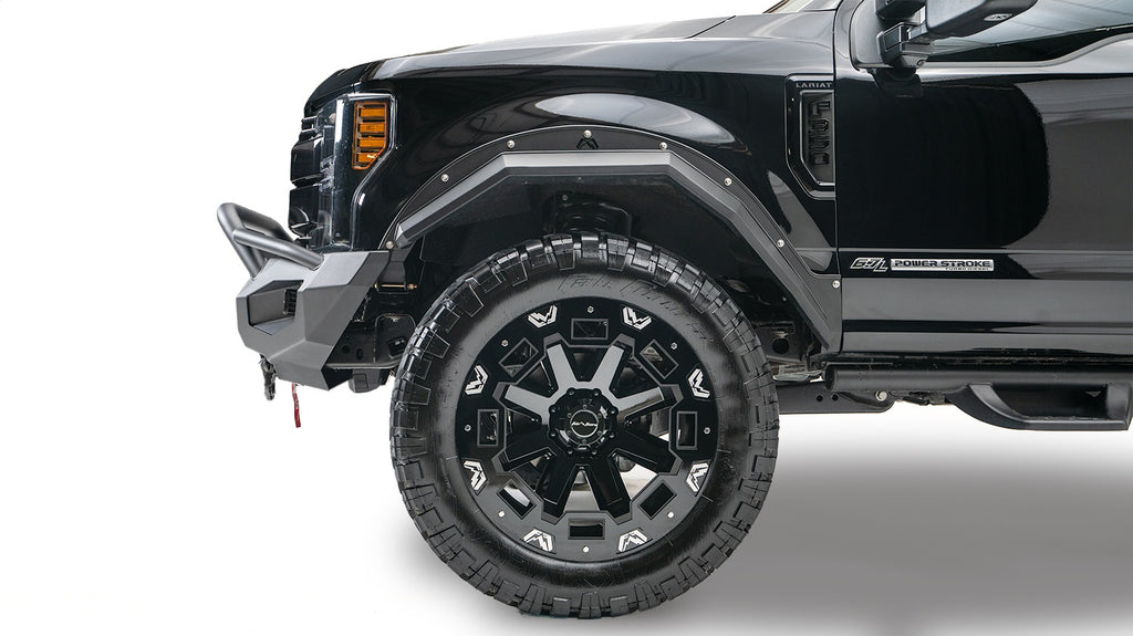 Fab Fours FS17-X4152-B Matrix Front Bumper for Select Ford F-250 Super Duty, Ford F-350 Super Duty