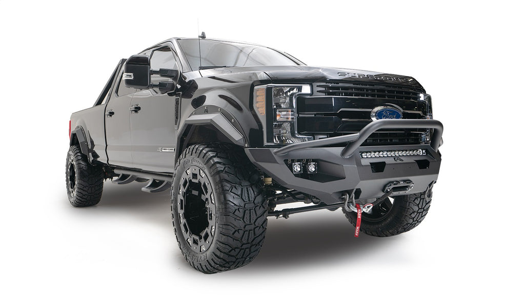 Fab Fours FS17-X4152-B Matrix Front Bumper for Select Ford F-250 Super Duty, Ford F-350 Super Duty