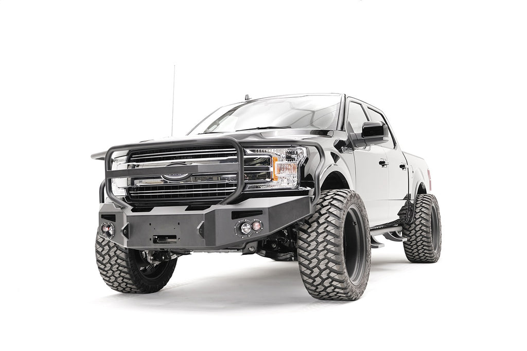 Fab Fours FF18-H4550-1 Premium Winch Front Bumper for Select Ford F-150