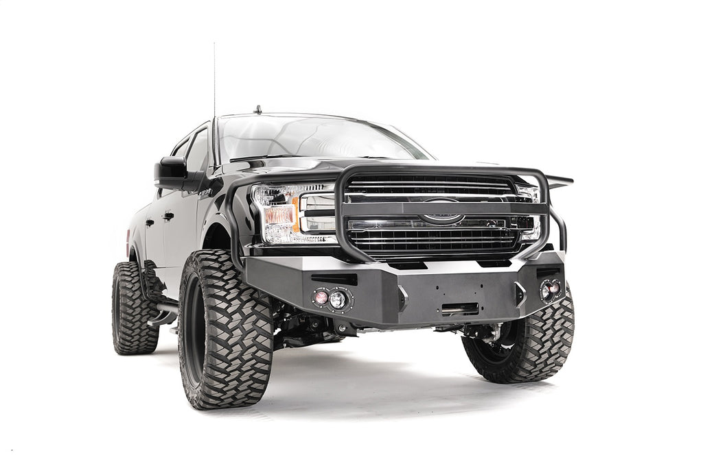 Fab Fours FF18-H4550-B Premium Winch Front Bumper for Select Ford F-150