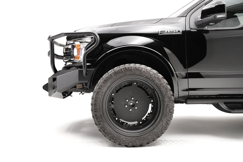 Fab Fours FF18-H4550-1 Premium Winch Front Bumper for Select Ford F-150