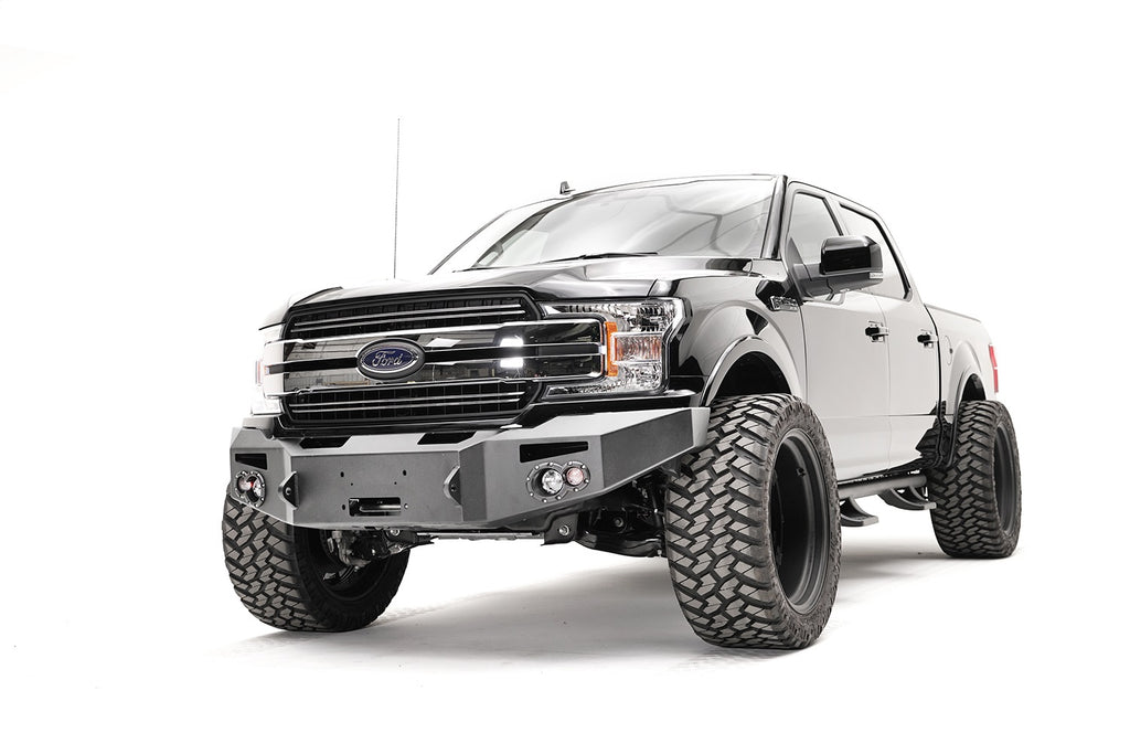Fab Fours FF18-H4551-1 Premium Winch Front Bumper for Select Ford F-150