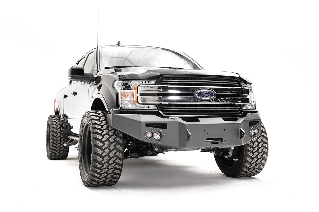 Fab Fours FF18-H4551-B Premium Winch Front Bumper for Select Ford F-150