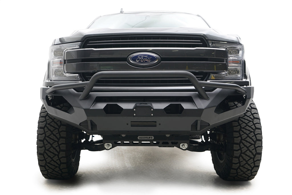 Fab Fours FF18-X4552-B Matrix Front Bumper for Select Ford F-150