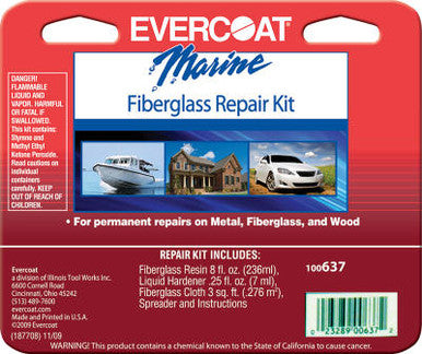 Evercoat 100637 Fiberglass Repair Kit - 1/2 Pint (Small Kit)