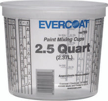 Load image into Gallery viewer, Evercoat 100789 Paint Mixing Cup 2.5 Quart (80 oz.)