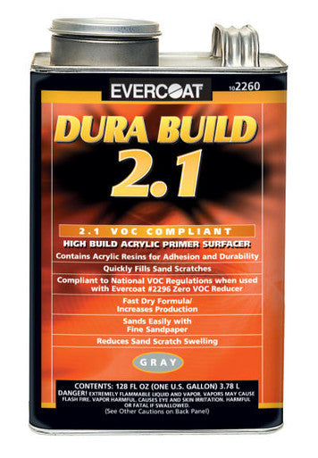 Evercoat 102260 Dura Build 2.1 VOC Acrylic Primer - 3.78L