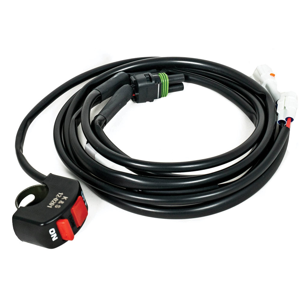 Baja Designs 129044 Headlight Wiring Harness w/Switch for Select Suzuki RMZ250, Suzuki RMZ450