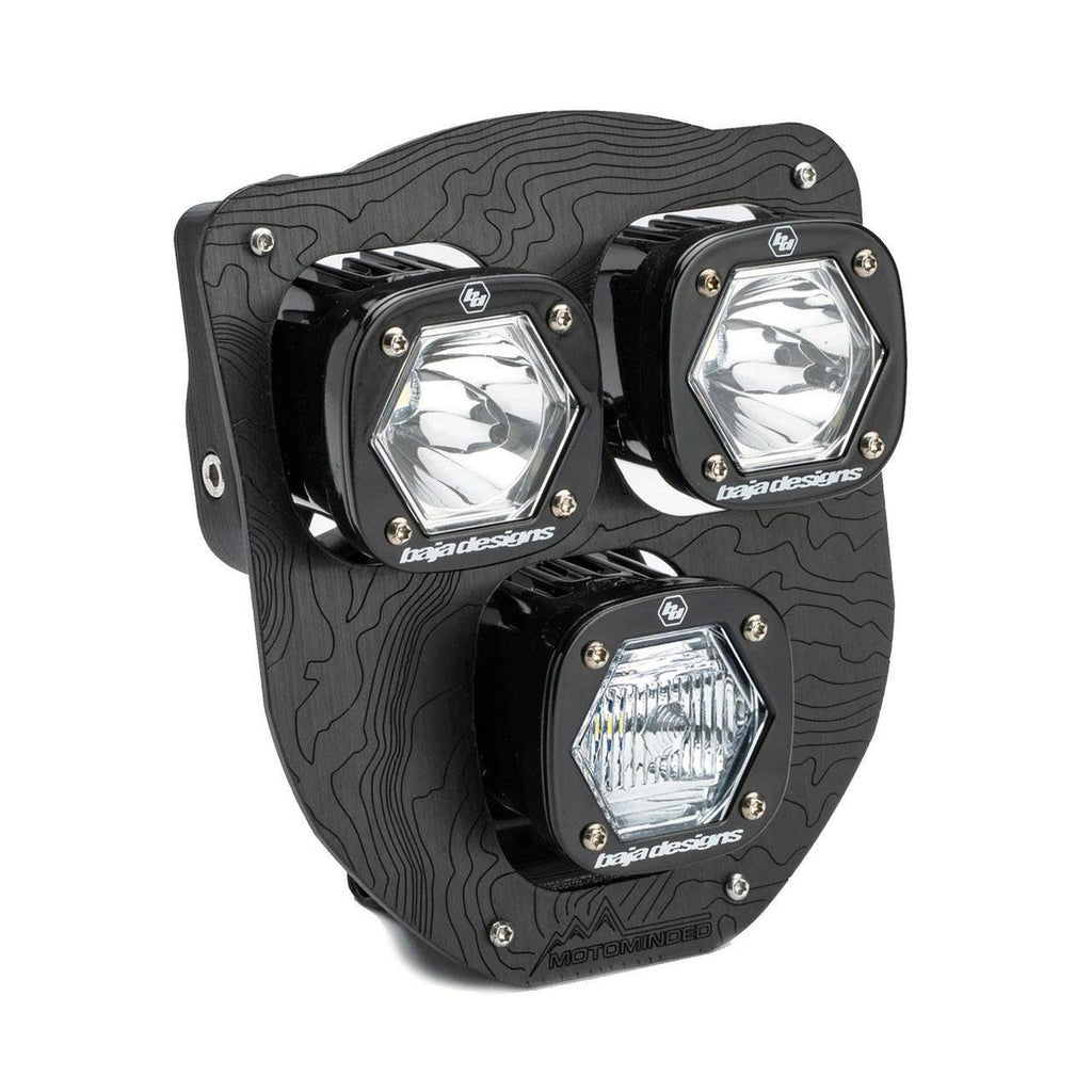 Baja Designs 38-7023 Husqvarna Triple S1 "Hydra" (D/C) LED Headlight Kit for Select Husqvarna FE450, Husqvarna TE150, Husqvarna TE250, Husqvarna TE300