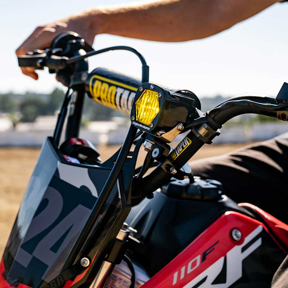 Baja Designs 387002 Moto Electric Start Pit Bike S1 Auxiliary Light Kit