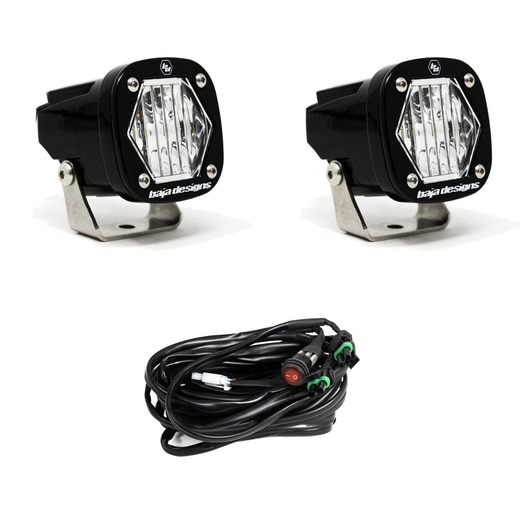 Baja Designs 387805 S1 Black LED Auxiliary Light Pod Pair
