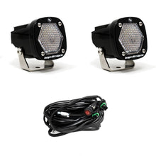 Load image into Gallery viewer, Baja Designs 387806 S1 Black LED Auxiliary Light Pod Pair