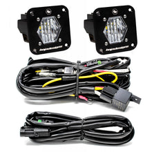 Load image into Gallery viewer, Baja Designs 387808 S1 Black Flush Mount LED Light Pod Reverse Kit