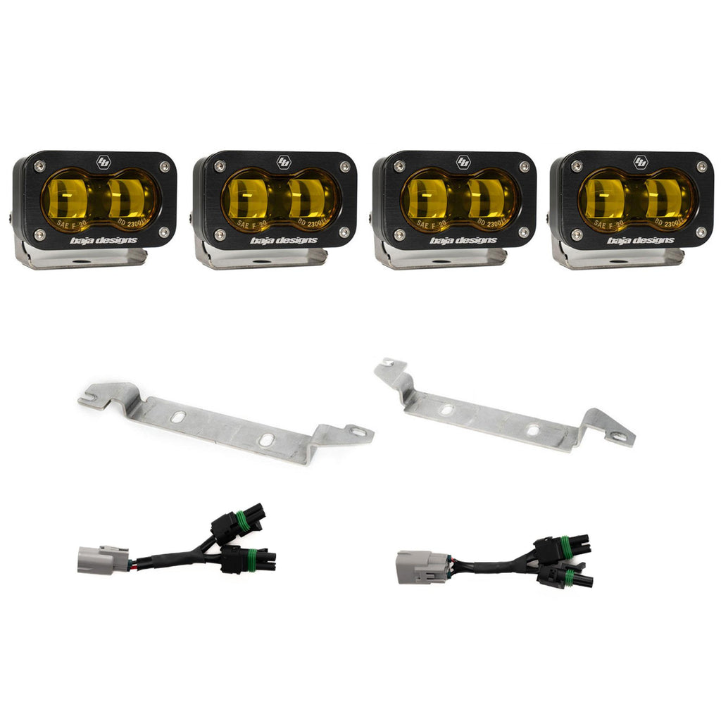 Baja Designs 44-8291 S2 SAE OEM Fog Light Replacement Kit for Select Toyota Tacoma