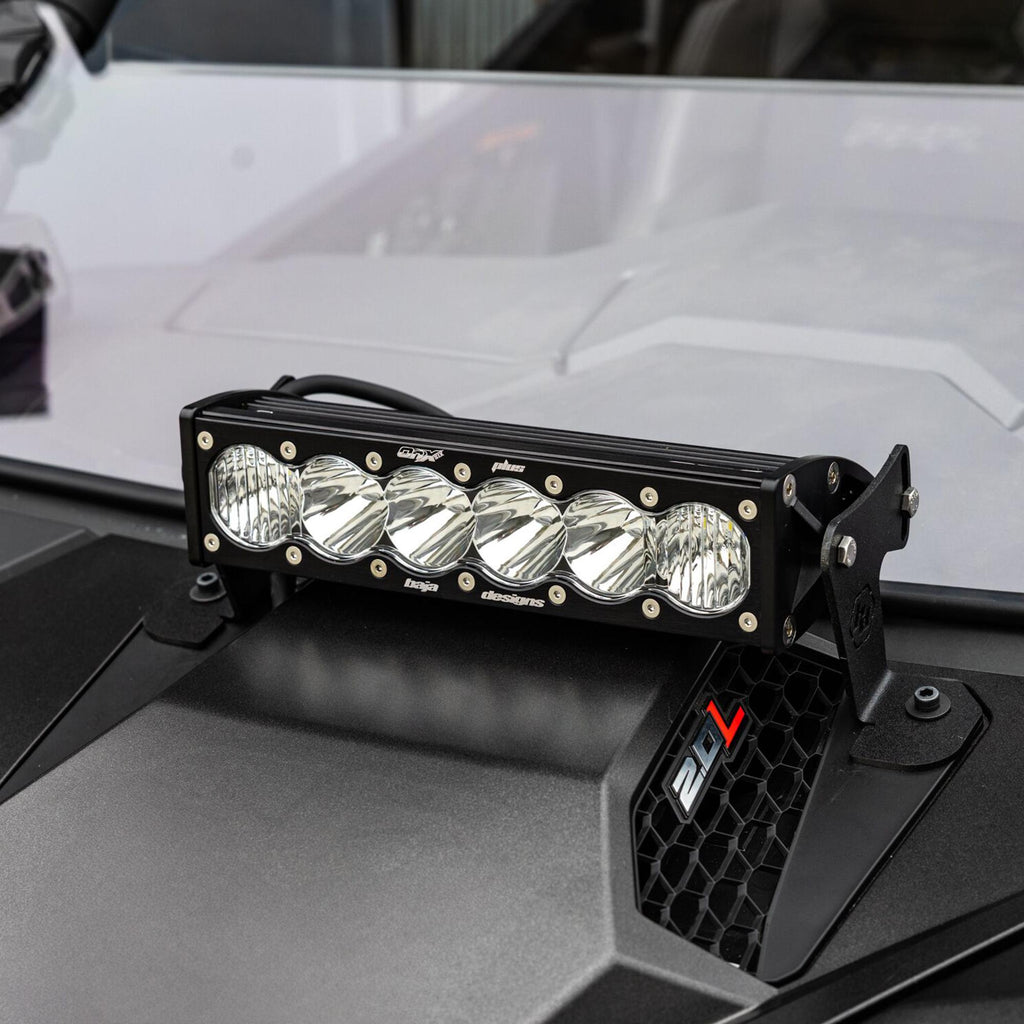 Baja Designs 44-8301 OnX6+ 10" Light Bar Hood Mount Kit for Select Polaris RZR PRO XP 4 Premium, Polaris RZR PRO XP 4 Sport, Polaris RZR PRO XP 4 Ultimate, Polaris RZR PRO XP Premium, Polaris RZR PRO XP Sport, Polaris RZR PRO XP Ultimate, Polaris RZR Pro