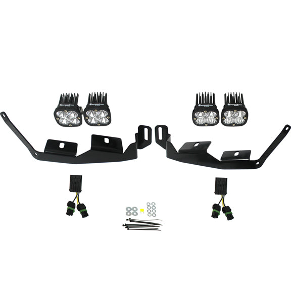 Baja Designs 447012 Squadron Sport Headlight Kit for Select Polaris RZR RS1, Polaris RZR Turbo S, Polaris RZR Turbo S Lifted Lime LE, Polaris RZR Turbo S Velocity, Polaris RZR Turbo S4, Polaris RZR Turbo S4 Lifted Lime LE, Polaris RZR Turbo S4 Velocity,