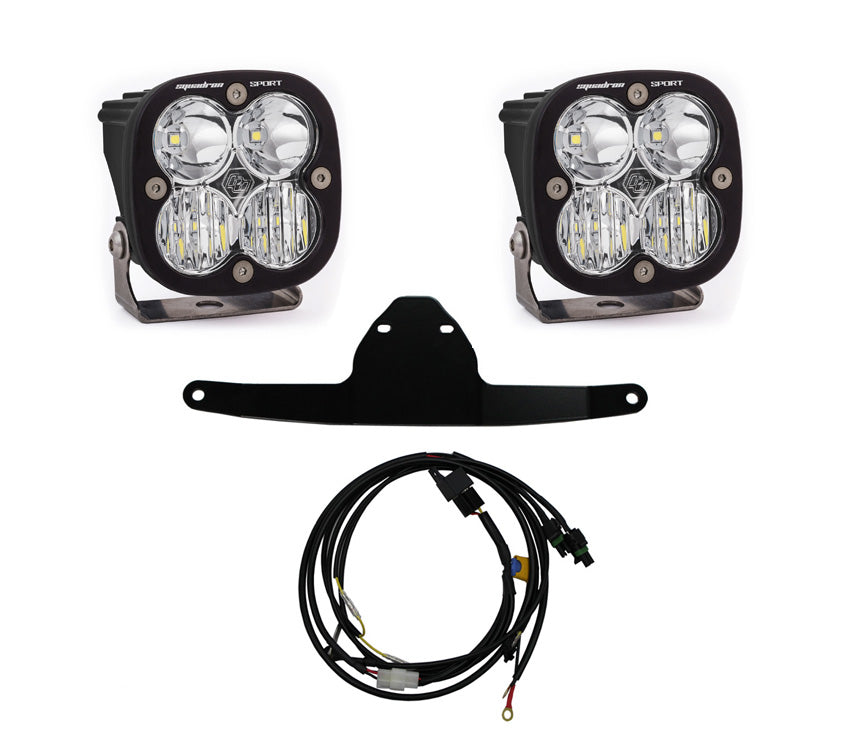 Baja Designs 447027 Squadron Sport Frame Mount Light Kit for Select Honda CRF1000L Africa Twin, Honda CRF1000L Africa Twin ABS, Honda CRF1000L Africa Twin DCT, Honda CRF1000L2 Africa Twin Adventure Sports, Honda CRF1000L2 Africa Twin Adventure Sports