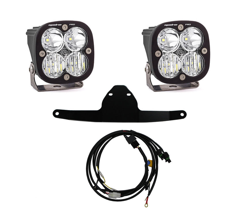 Baja Designs 447028 Squadron Pro Frame Mount Light Kit for Select Honda CRF1000L Africa Twin, Honda CRF1000L Africa Twin ABS, Honda CRF1000L Africa Twin DCT, Honda CRF1000L2 Africa Twin Adventure Sports, Honda CRF1000L2 Africa Twin Adventure Sports DCT,
