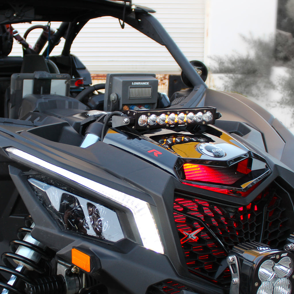 Baja Designs 447037 S8 10 Inch Shock Mount Light Bar Kit for Select Can-Am Maverick X3 900 HO, Can-Am Maverick X3 DS Turbo, Can-Am Maverick X3 DS Turbo R, Can-Am Maverick X3 DS Turbo RR, Can-Am Maverick X3 Max DS Turbo, Can-Am Maverick X3 Max DS Turbo R,