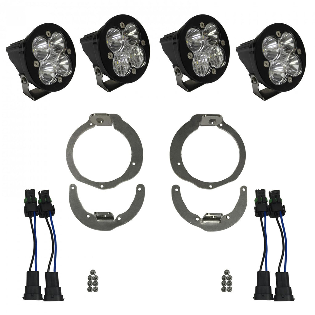 Baja Designs 447044 Squadron-R Sport Headlight Kit for Select Can-Am Maverick 1000R, Can-Am Maverick 1000R DPS, Can-Am Maverick 1000R Turbo X ds, Can-Am Maverick 1000R Turbo X rs, Can-Am Maverick 1000R X ds, Can-Am Maverick 1000R X mr DPS, Can-Am