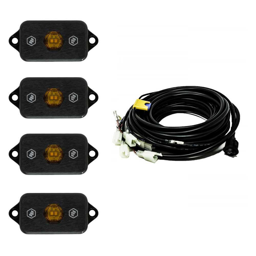 Baja Designs 447056 LED Rock Light Kit for Select Arctic Cat Wildcat XX, Can-Am Maverick 1000R, Can-Am Maverick 1000R DPS, Can-Am Maverick 1000R Turbo X ds, Can-Am Maverick 1000R Turbo X rs, Can-Am Maverick 1000R X ds, Can-Am Maverick 1000R X mr DPS,