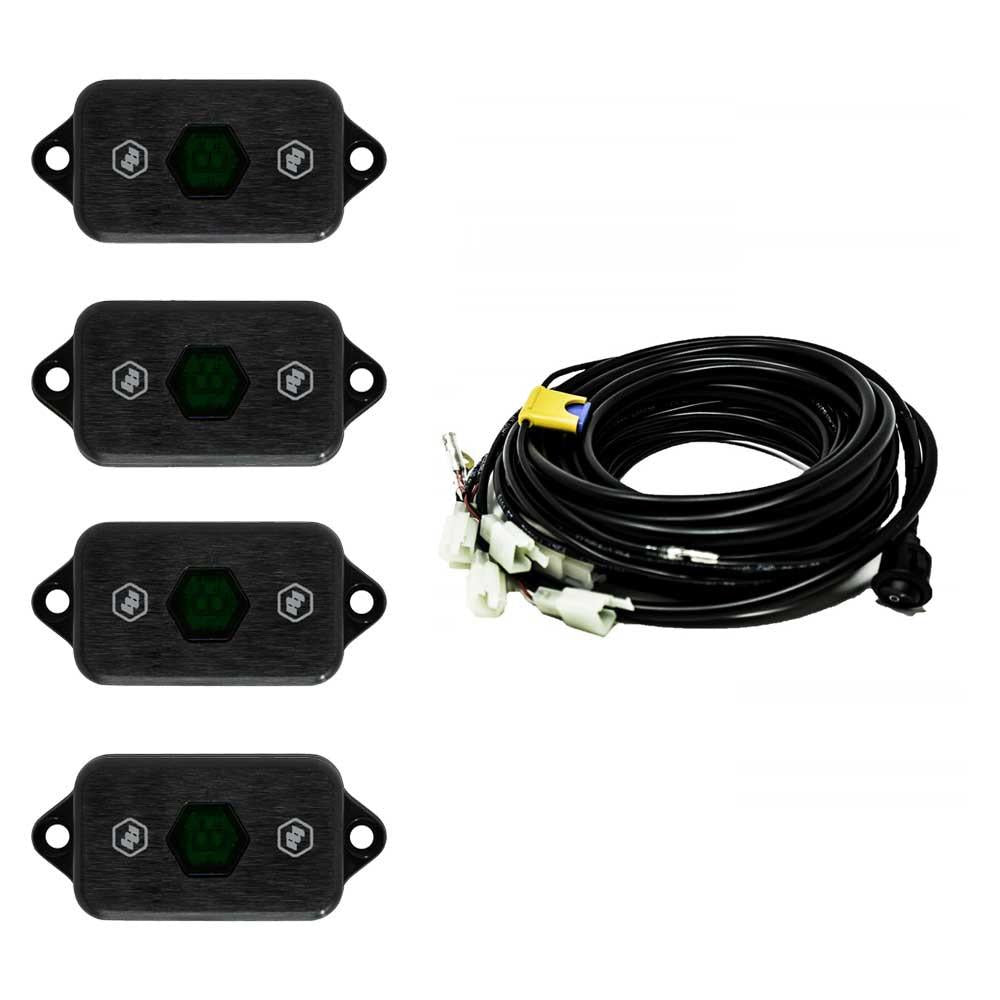 Baja Designs 447057 LED Rock Light Kit for Select Arctic Cat Wildcat XX, Can-Am Maverick 1000R, Can-Am Maverick 1000R DPS, Can-Am Maverick 1000R Turbo X ds, Can-Am Maverick 1000R Turbo X rs, Can-Am Maverick 1000R X ds, Can-Am Maverick 1000R X mr DPS,