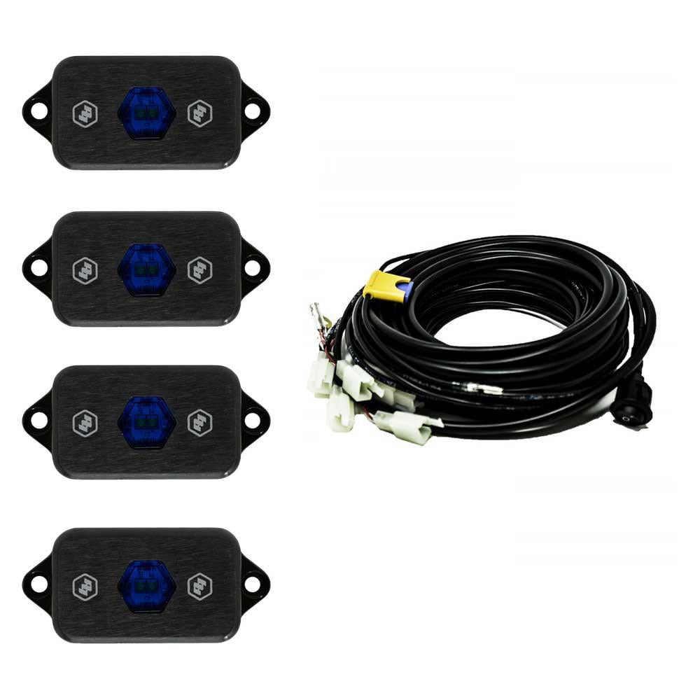 Baja Designs 447058 LED Rock Light Kit for Select Arctic Cat Wildcat XX, Can-Am Maverick 1000R, Can-Am Maverick 1000R DPS, Can-Am Maverick 1000R Turbo X ds, Can-Am Maverick 1000R Turbo X rs, Can-Am Maverick 1000R X ds, Can-Am Maverick 1000R X mr DPS,