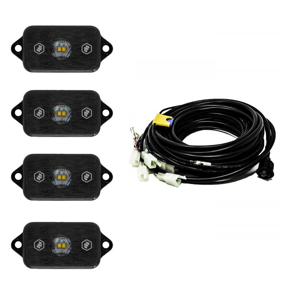 Baja Designs 447059 LED Rock Light Kit for Select Arctic Cat Wildcat XX, Can-Am Maverick 1000R, Can-Am Maverick 1000R DPS, Can-Am Maverick 1000R Turbo X ds, Can-Am Maverick 1000R Turbo X rs, Can-Am Maverick 1000R X ds, Can-Am Maverick 1000R X mr DPS,