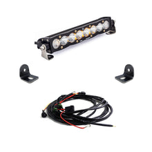 Load image into Gallery viewer, Baja Designs 447072 S8 10 Inch Hood Mount Light Bar Kit for Select Polaris RZR Turbo S, Polaris RZR Turbo S Lifted Lime LE, Polaris RZR Turbo S Velocity, Polaris RZR Turbo S4, Polaris RZR Turbo S4 Lifted Lime LE, Polaris RZR Turbo S4 Velocity, Polaris