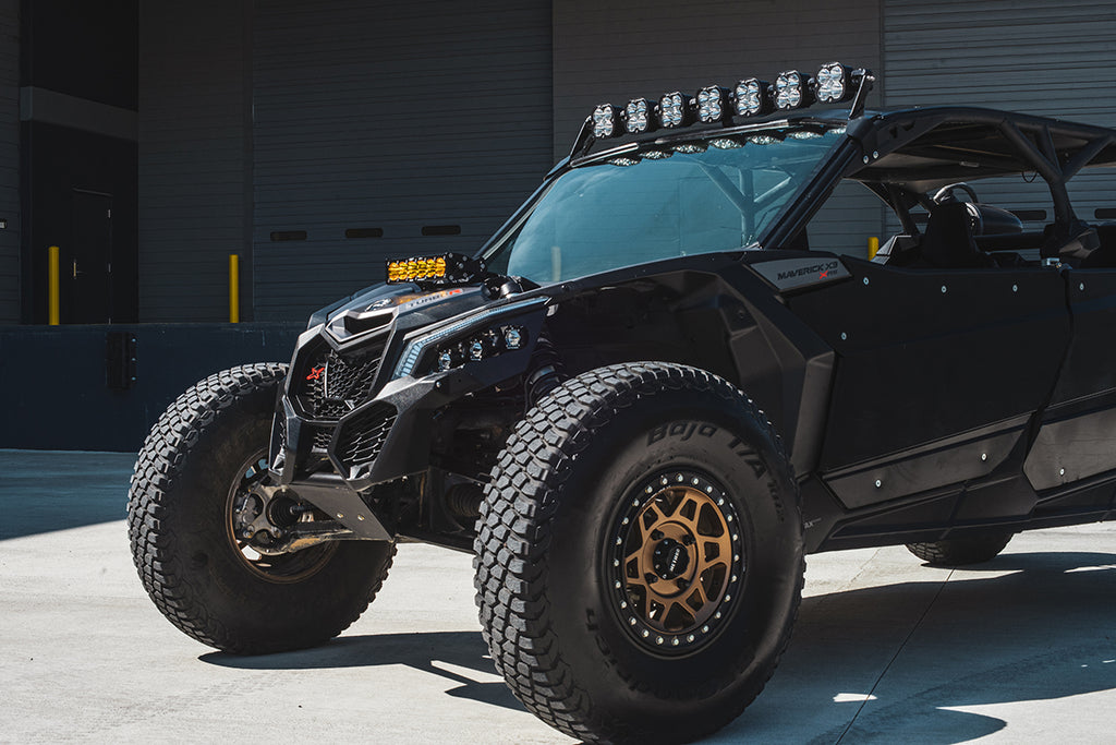 Baja Designs 447080 XL Linkable Roof Mount Light Kit for Select Can-Am Maverick X3 900 HO, Can-Am Maverick X3 DS Turbo, Can-Am Maverick X3 DS Turbo R, Can-Am Maverick X3 DS Turbo RR, Can-Am Maverick X3 Max DS Turbo, Can-Am Maverick X3 Max DS Turbo R,