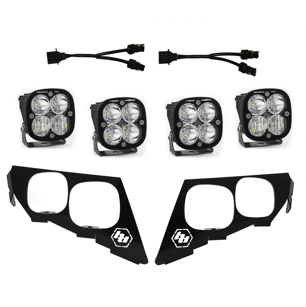 Baja Designs 447096 Squadron Unlimited Headlight Kit for Select Arctic Cat Wildcat XX, Textron Wildcat XX, Textron Wildcat XX LTD