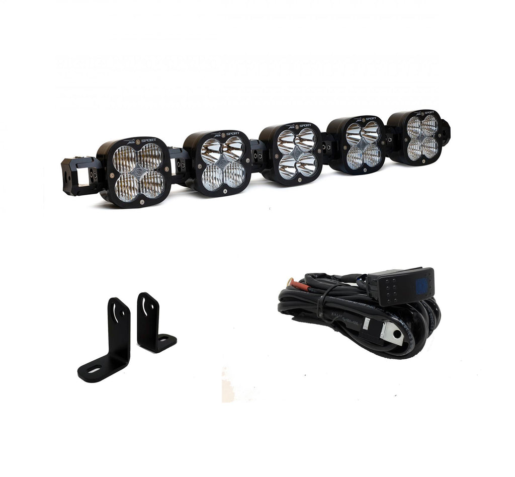 Baja Designs 447098 XL Linkable Roof Mount Light Kit for Select Polaris RZR Turbo S, Polaris RZR Turbo S Lifted Lime LE, Polaris RZR Turbo S Velocity, Polaris RZR Turbo S4, Polaris RZR Turbo S4 Lifted Lime LE, Polaris RZR Turbo S4 Velocity, Polaris RZR