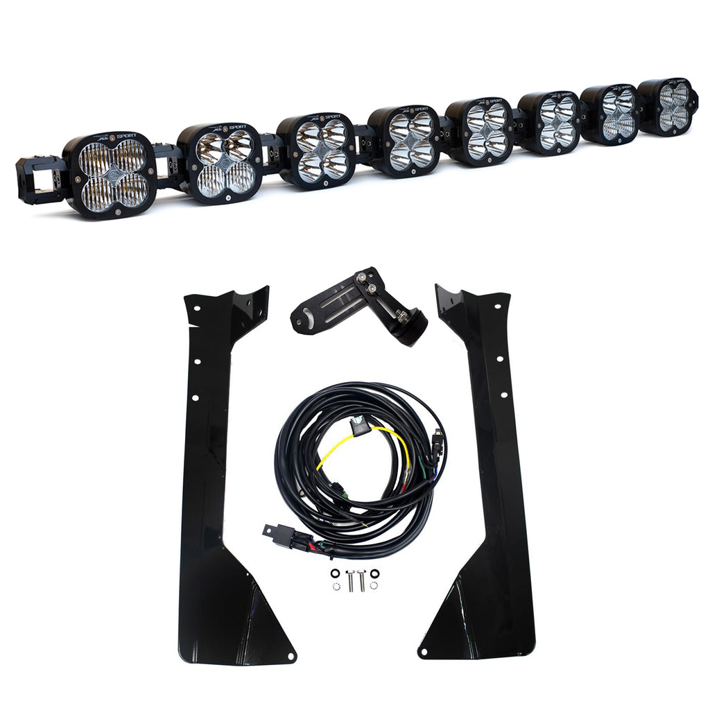 Baja Designs 447099 XL Linkable Roof Mount Light Kit for Select Jeep Wrangler, Jeep Wrangler JK