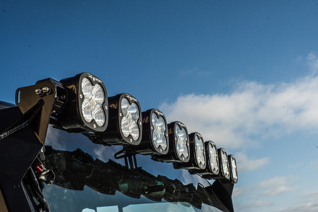 Baja Designs 447099 XL Linkable Roof Mount Light Kit for Select Jeep Wrangler, Jeep Wrangler JK