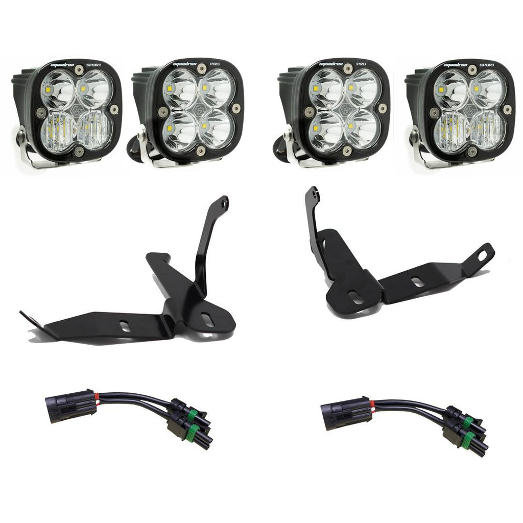 Baja Designs 447146 Squadron Pro Headlight Kit for Select Honda SXS10S2RD Talon 1000R FOX Live Valve, Honda SXS10S2X Talon 1000X, Honda SXS10S2XD Talon 1000X FOX Live Valve, Honda SXS10S4 Talon 1000X-4