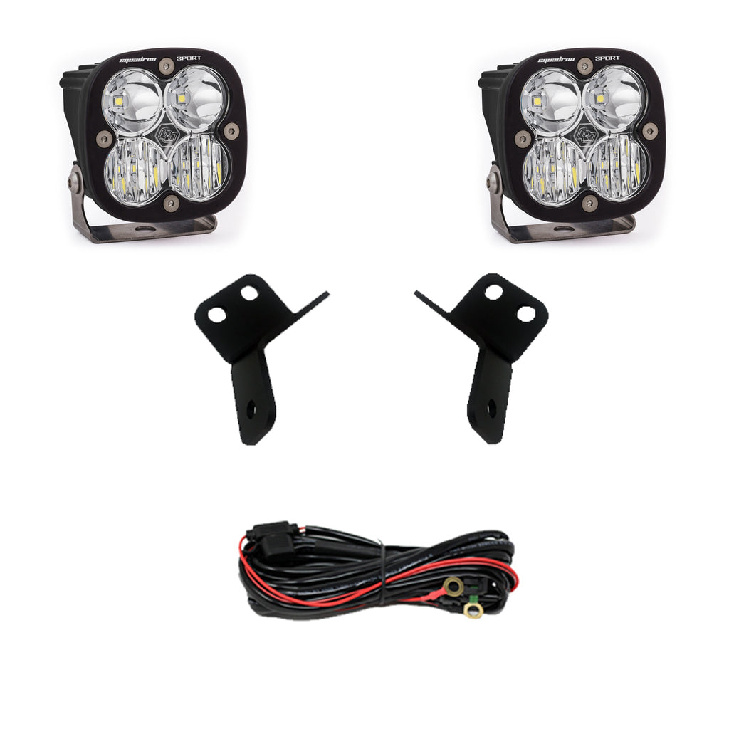 Baja Designs 447151 Squadron Sport A-Pillar Light Kit for Select Honda SXS10S2R Talon 1000R, Honda SXS10S2RD Talon 1000R FOX Live Valve, Honda SXS10S2X Talon 1000X, Honda SXS10S2XD Talon 1000X FOX Live Valve, Honda SXS10S4 Talon 1000X-4, Honda SXS10S4